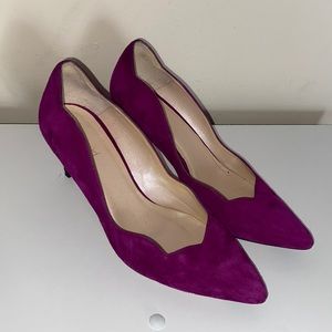 Heyraud Purple Heels . Size 6